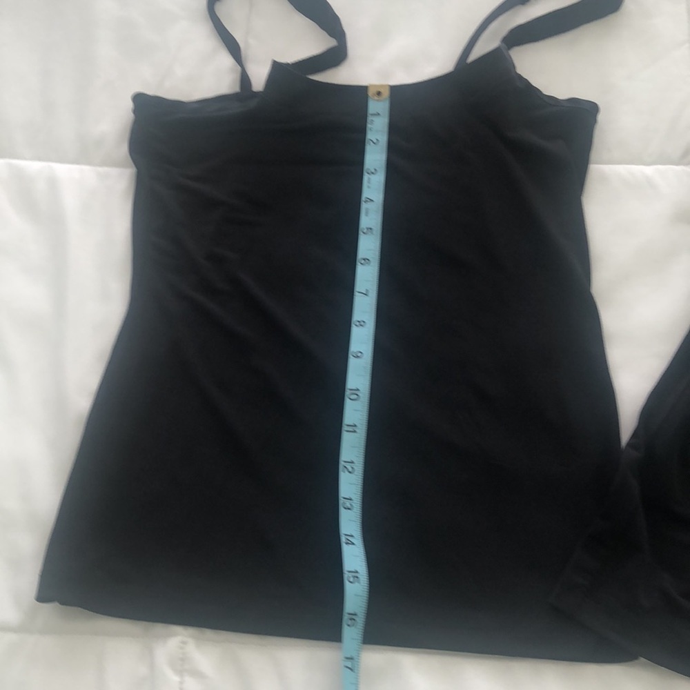 Set of 2 Express black tank tops w adjustable straps w soft neck line & straps - Picture 5 of 9